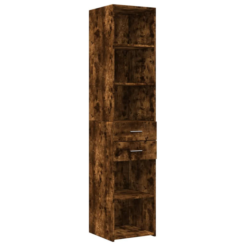 Shilonda Storage Cabinet, Smoked Oak