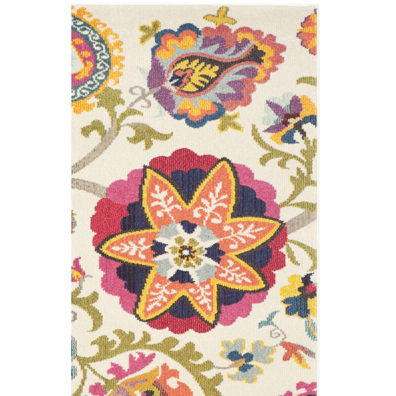 Tapis rose Bungalow Bungalow, Tapis de couloir 2 pi 2 po x 14 pi