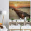 «Boat Pier at Sunset», reproduction-34273319-34273321