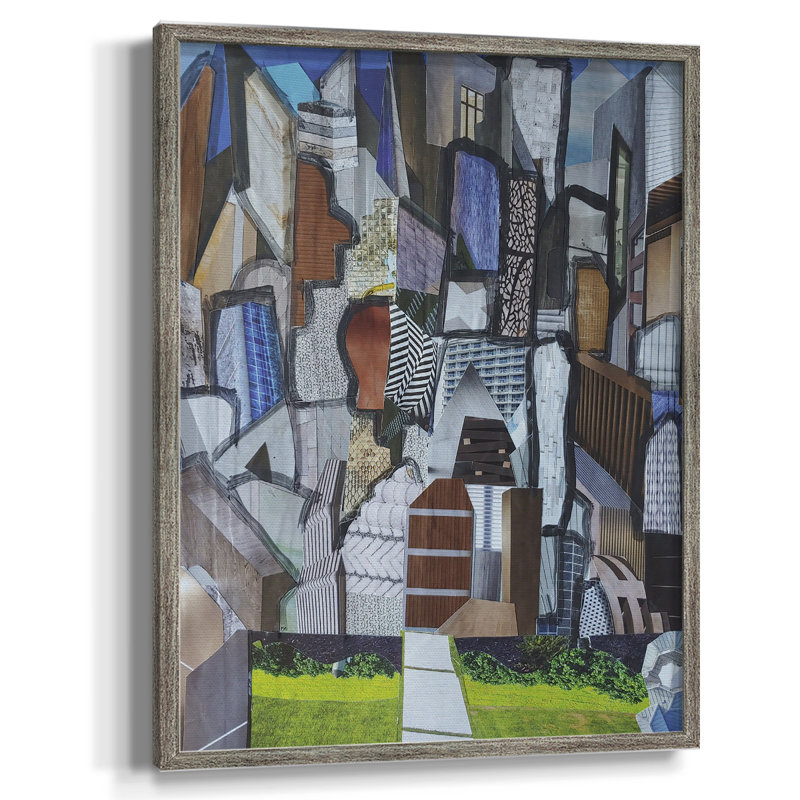 «Chicago Grant Park», reproduction encadrée - bois massif, H 11 po x l 9 po