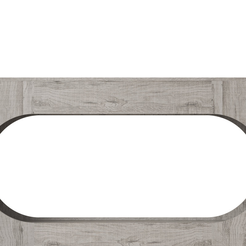 Console moderne, table d'entrée avec tiroir de rangement, table d'appoint étroite ovale ajourée pour canapé