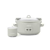 RIVAL 2-QT small Crockpot SLOW COOKER, MODEL #MD-YHJ20DW - White