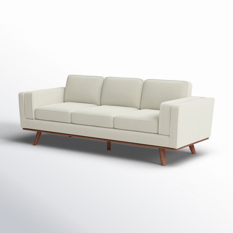 Estes Inayat 84' Upholstered Sofa, Beige