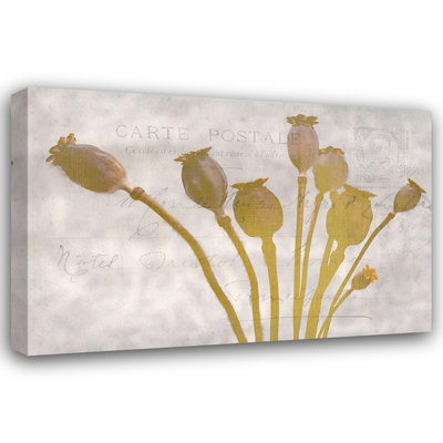  Allen, Kimberly Gallery Wrapped Canvas Art Titled: Poppy Buds