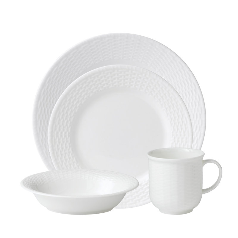 Nantucket Basket Handmade Bone China Dinnerware Set