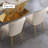 Luxury modern simple rectangular dining table sets-103418825