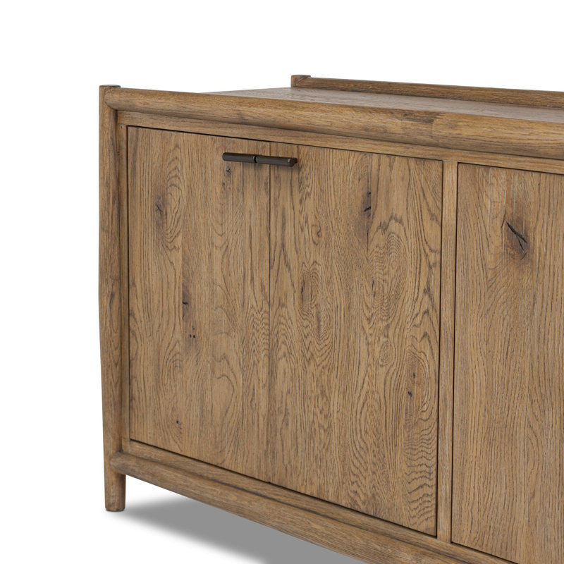 Glenview 4 Door Sideboard-Weathered Oak