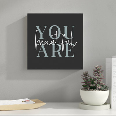 Daily Affirmations V by Wild Apple Portfolio - Wrapped Canvas Painting Print