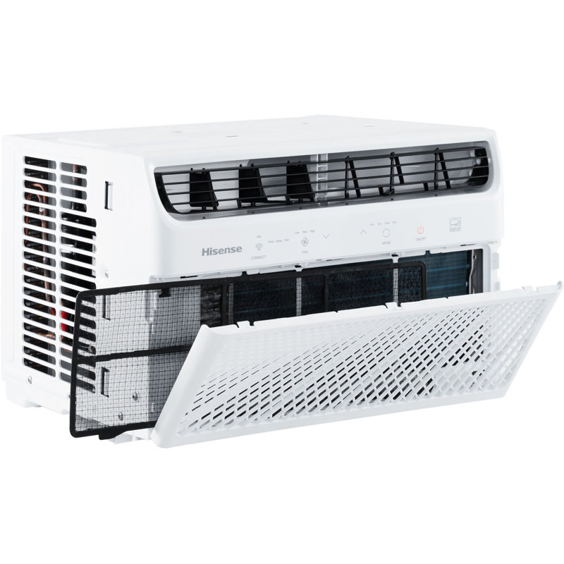 HiSense 8,000 BTU White Smart Window Air Conditioner with Wi-Fi and Remote Control