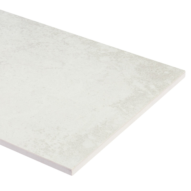 Common Core 6'' W x 24'' L Porcelain Metal Look Singular, Chalk