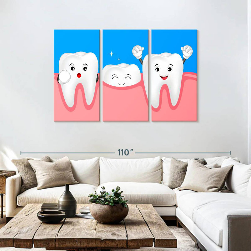 Caricature d'Alcaraz New Tooth, H 48 po x l 74 po