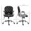 Chaise de bureau en cuir PU Vinsetto-871057412