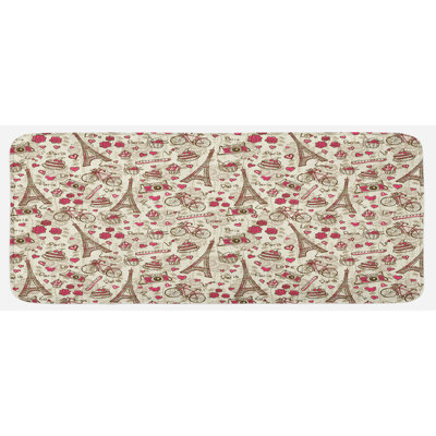 Eclectic Polyester Kitchen Mat
