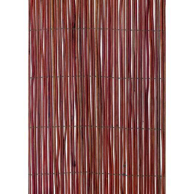 39'' H x 156'' W Brown Wood Fencing