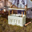 Living And Home 58cm W 95L PP；Wooden Board Deck Box in White