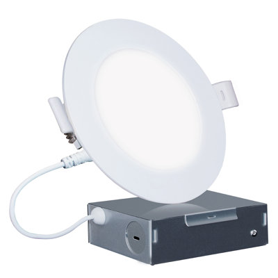 4" Slim Recessed LED, 9W, 5000K Daylight, Dimmable