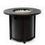 Table de foyer d'extérieur ronde de 32 pouces avec flamme réglable, personnalisez votre table extérieure en acier et chaleur, polyvalente pour différentes activités