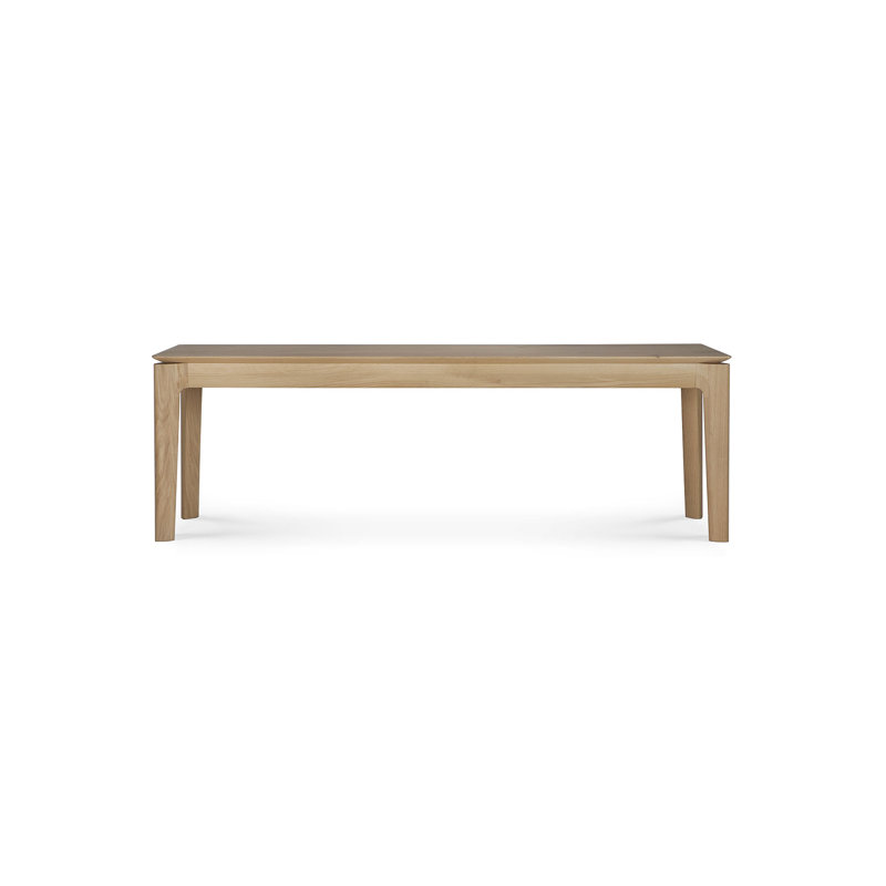 Bok Solid Wood Dining Bench, 18.1" H x 57.5" W x 13.8" D, Natural
