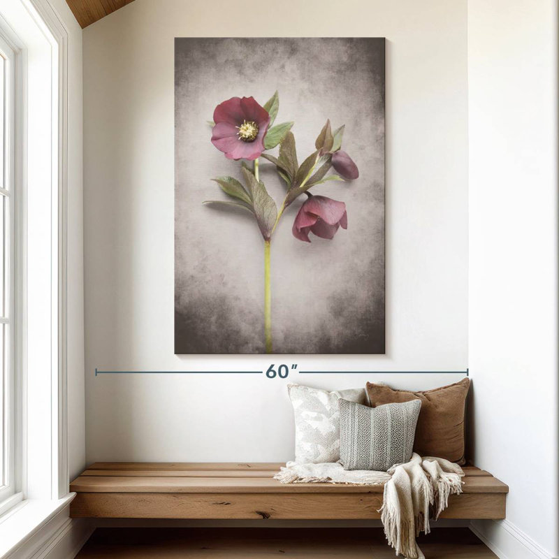 Étude Harnek Vintage Hellebore II, H 51 po x l 34 po