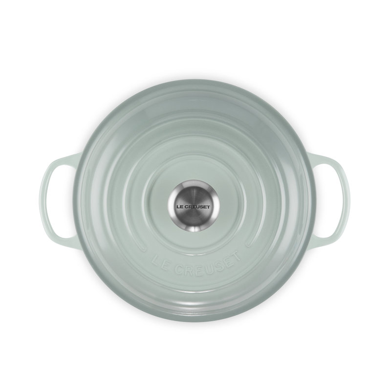 Le Creuset Signature Cast Iron Oval Casserole, 26cm / 2.2L, Sea Salt