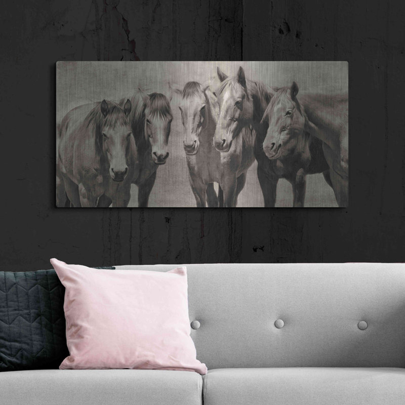 «Meeting Of The Minds» par PH Burchett, H 24 po x l 48 po