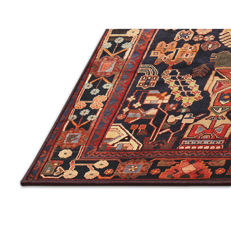 Tapis traditionnel brun / beige, Rectangle 4 pi x 6 pi