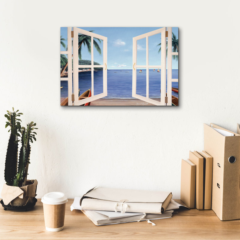 «Day Dreams Window» par Diane Romanello, H 12 po x l 18 po x P 0,75 po