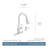 Essie Touchless 1-Handle Pull-Down Sprayer Kitchen Faucet With Motionsense Wave And Power Clean-88615440