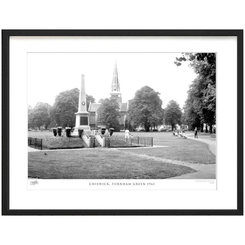 Chiswick, Turnham Green 1961 by Francis Frith - Single Picture Frame Print, 45cm H x 60cm W x 2.3cm D