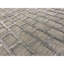 Wool Geometric Area Rug in Gray