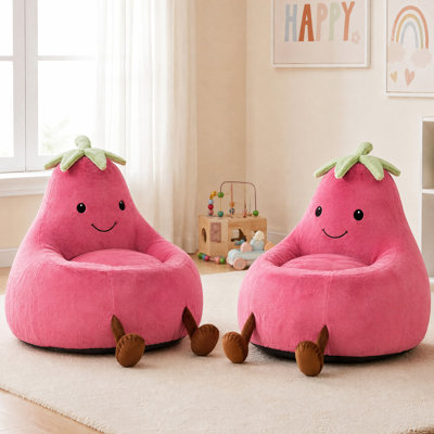 Fauteuil à billes avec aubergine Kannon