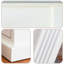 Foyer électrique blanc en bois massif