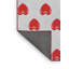 Tapis rouge/gris à motifs Mattalyn-661597409