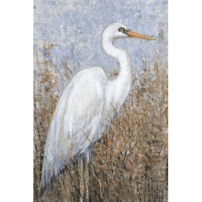 " White Heron I " by Timothy O' Toole Painting Print