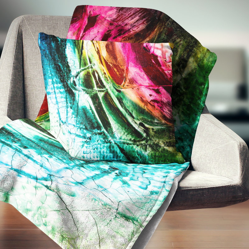 Bouddha abstrait Bouddha - Coussin imprimé abstrait, Coussin décoratif, 16 po x 1 po