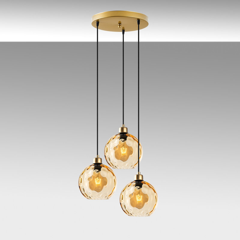 Sheen Chandelier, Gold, Yellow
