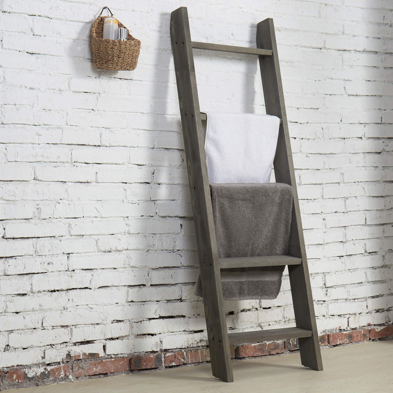 Solid Wood 4.5 ft Blanket Ladder