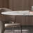 Modern fashion round sintered stone table sets