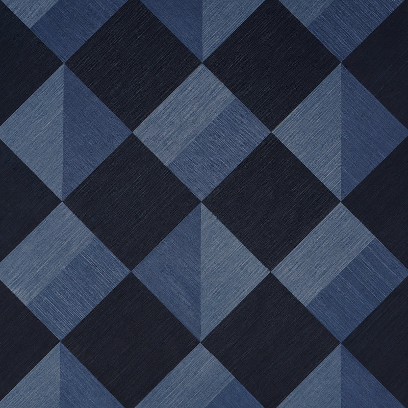Schumacher X Backdrop Maestro Wallpaper, Blue