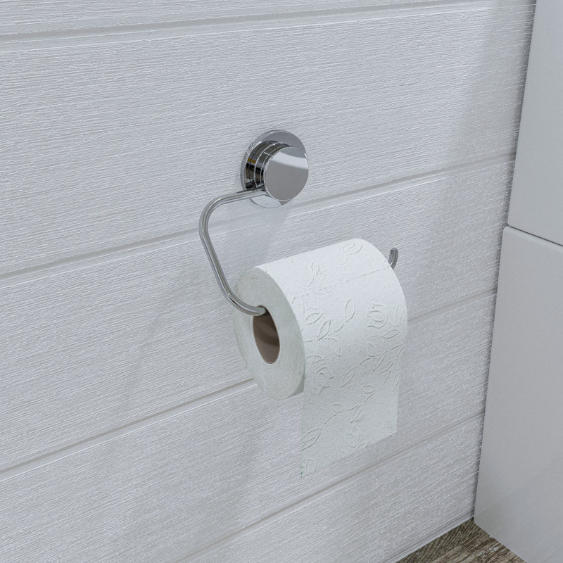 Stick N Lock Wall Mounted Toilet Paper Holder