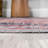 Lesandra Geometric Medallions Machine-Washable Terracotta/Navy Rug-1819636233