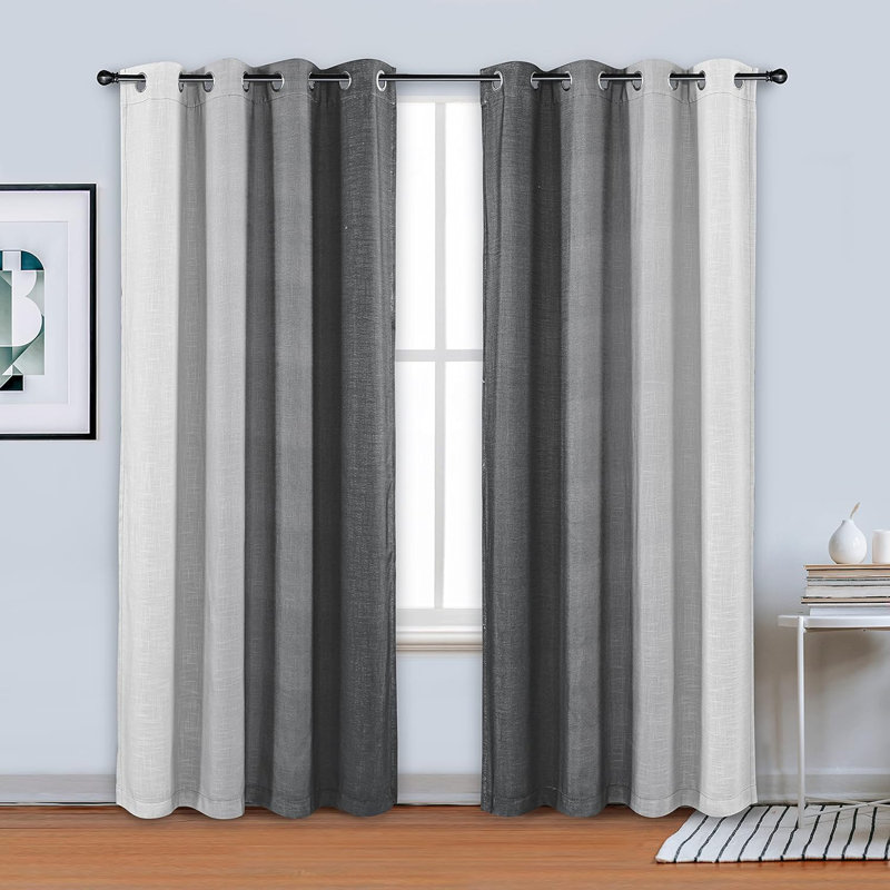 Wade Logan® Adisa Polyester Blackout Curtain Pair & Reviews | Wayfair