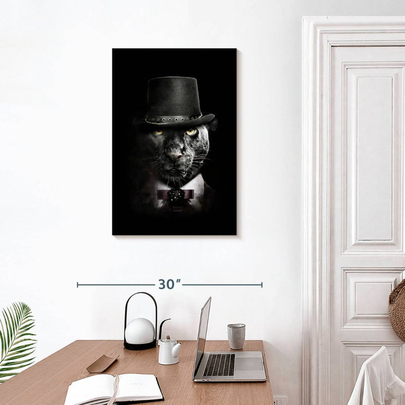 Brampt Classy Panther, 30" H x 20" W