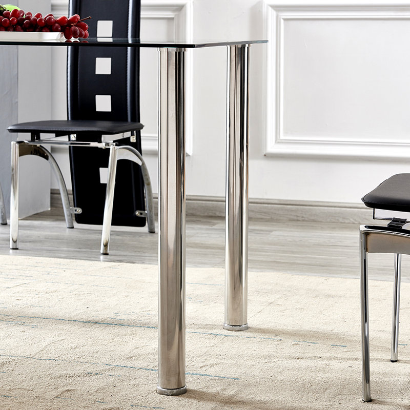 Carmindy Glass Top Dining Table