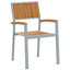 5 Piece Garden Dining Set Grey Steel-1818936443