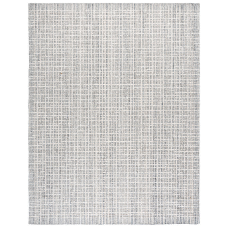 Lrl 6929 Hand Tufted 85% Wool; 15% Cotton Geometric Rug, Rectangle 8' x 10'