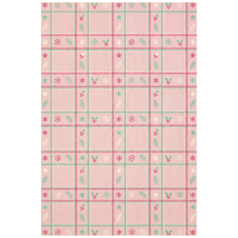 Tapis de Noël Thatchhouse, Rectangle 6 pi 11 po x 8 pi 10 po