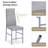 Georgieann 4 - Person Four Leg Base Dining Set-601236072