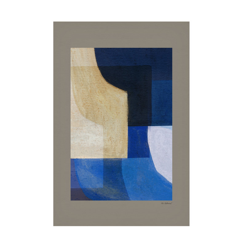 Art sur toile 8X, bolognaise, jalousie et formes, H 19 po x l 12 po