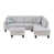 Gray White Cotton Blend selected